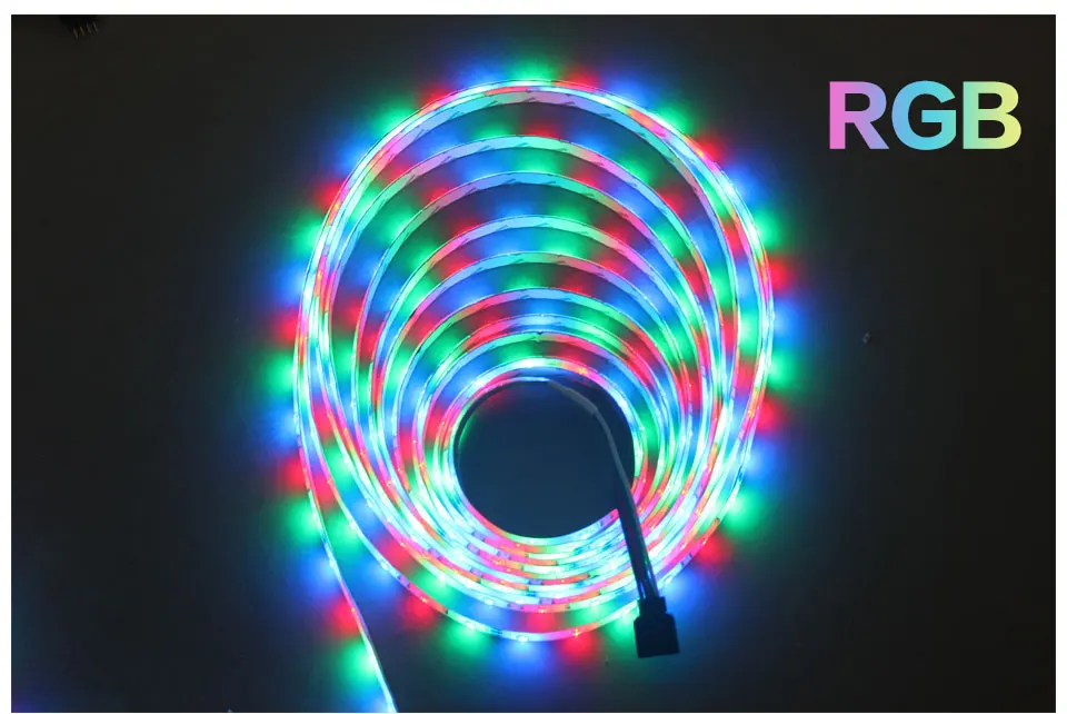 5 метров 300Led Нет RGB светлая светодиодная полоса Водонепроницаемая 5050 2835 DC12V 60 светодиодов/м гибкая лента белый/теплый белый лента/RGB лента