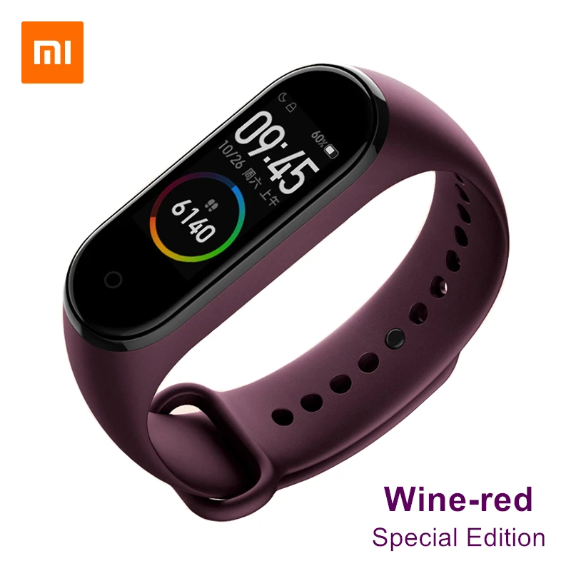 Оригинальный Xiaomi Mi группа 3 ремешок TPE материал розовый Ограниченная серия цвет