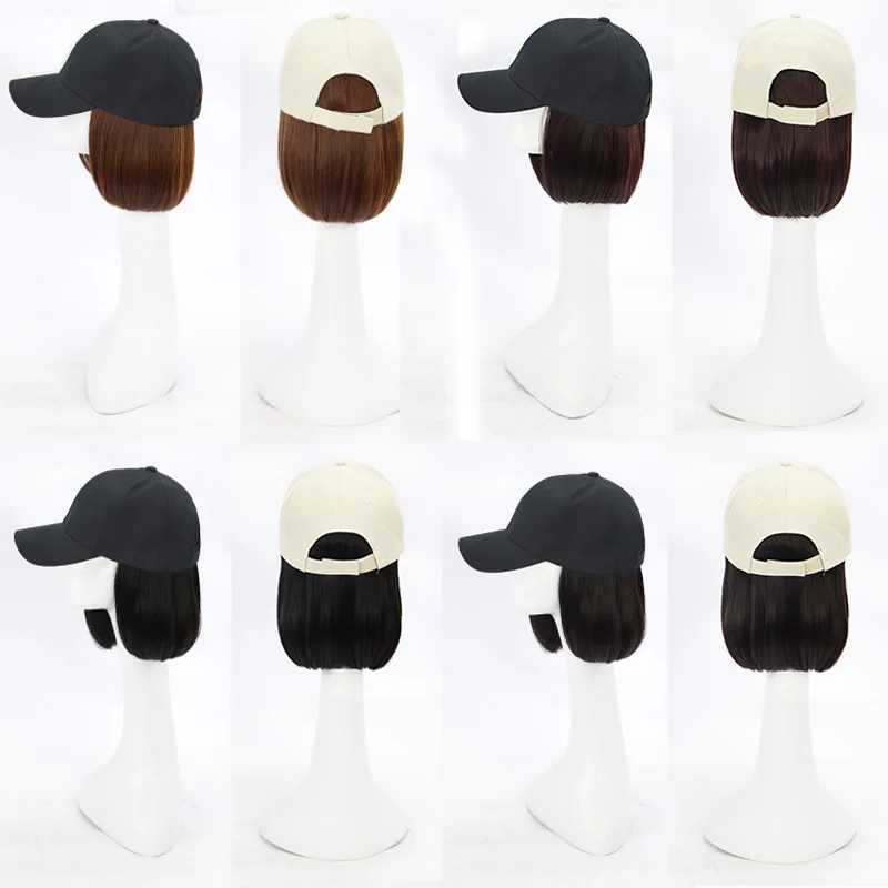 Лето 2020wig головной убор один модный короткий парик женский Bobo сетчатый красный