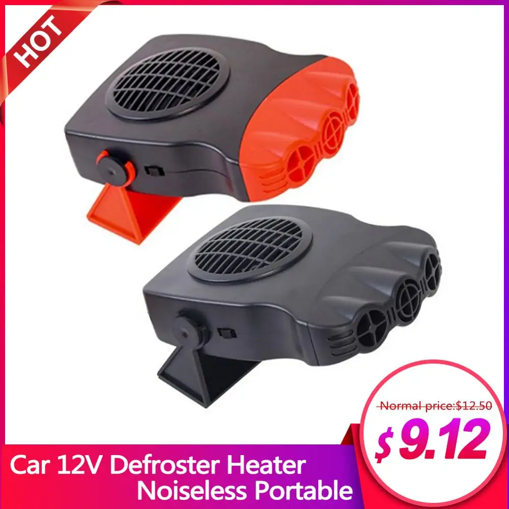 Car 12V Defroster Heater Noiseless Portable Car Heater Warmer Snow Defogger Air Conditioner For Truck Car