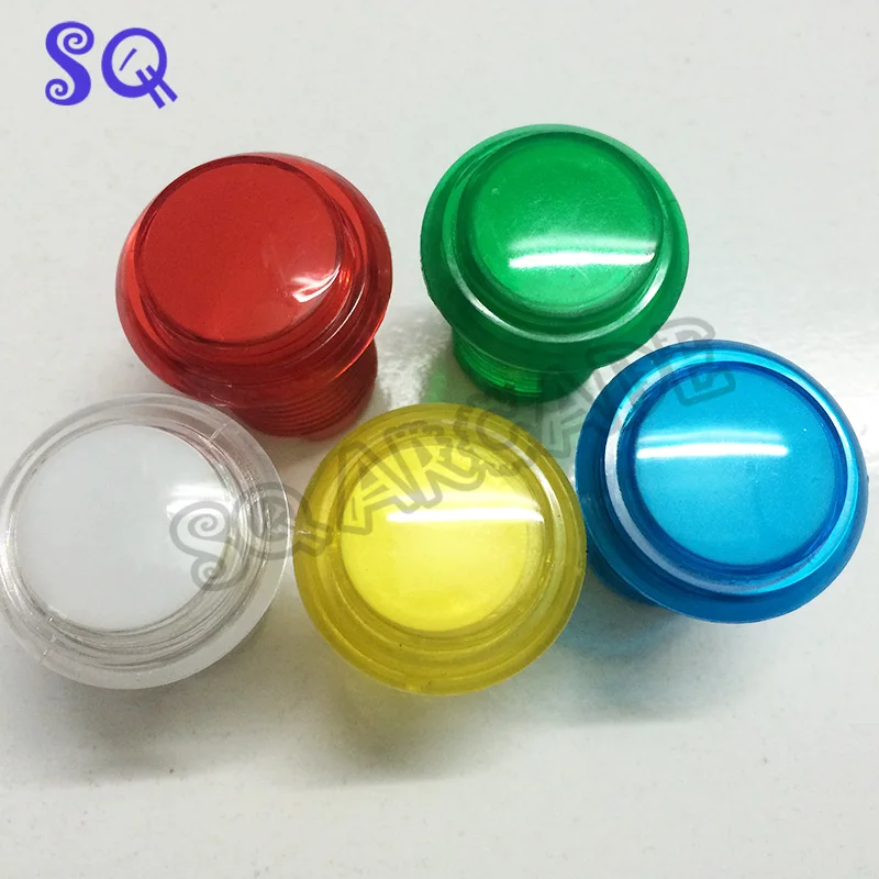 33 мм светодиодный загорающаяся пуговицы микропереключатель для аркадных игр