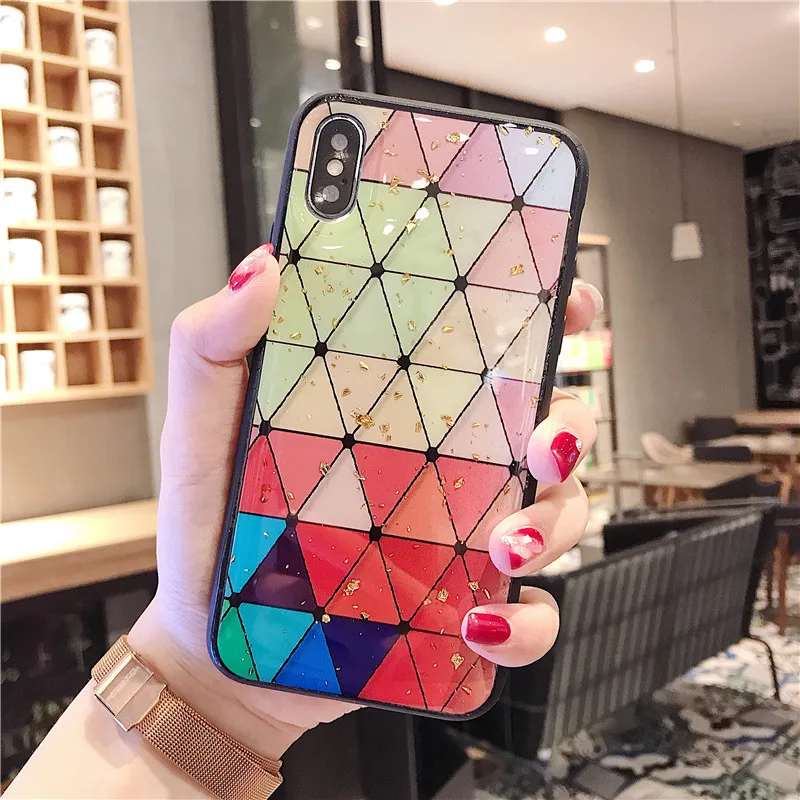 Роскошный золотой фольгой love чехол для samsung Galaxy S9 S8 плюс крышка для samsung Note 8 S9 note 9 10 чехол s10 плюс s10e J4 J6 J8 - Цвет: 4
