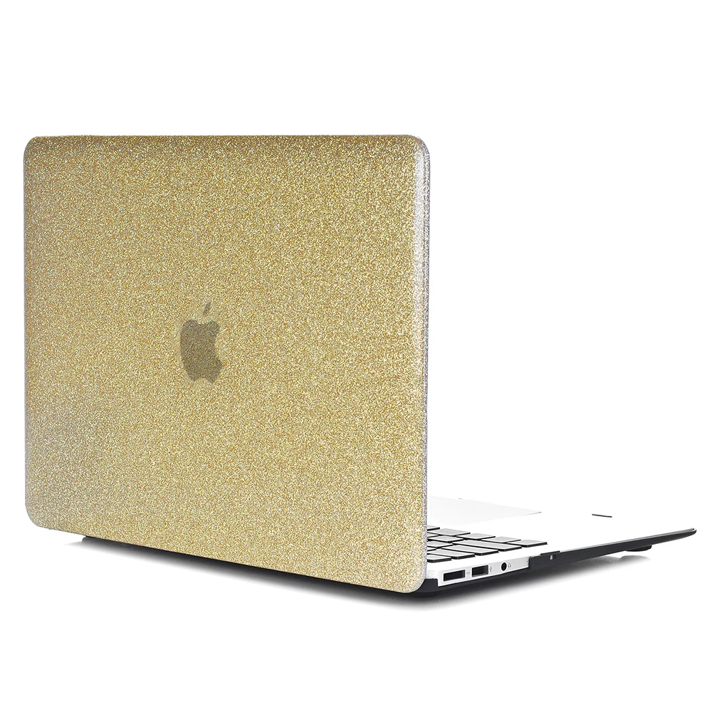 Сияющий блеск Прочный чехол для ноутбука MacBook retina 12 11 Air 13 A1466 с сенсорной панелью New Pro 13, 15 дюймов A1706 A2159 A1708 A1990