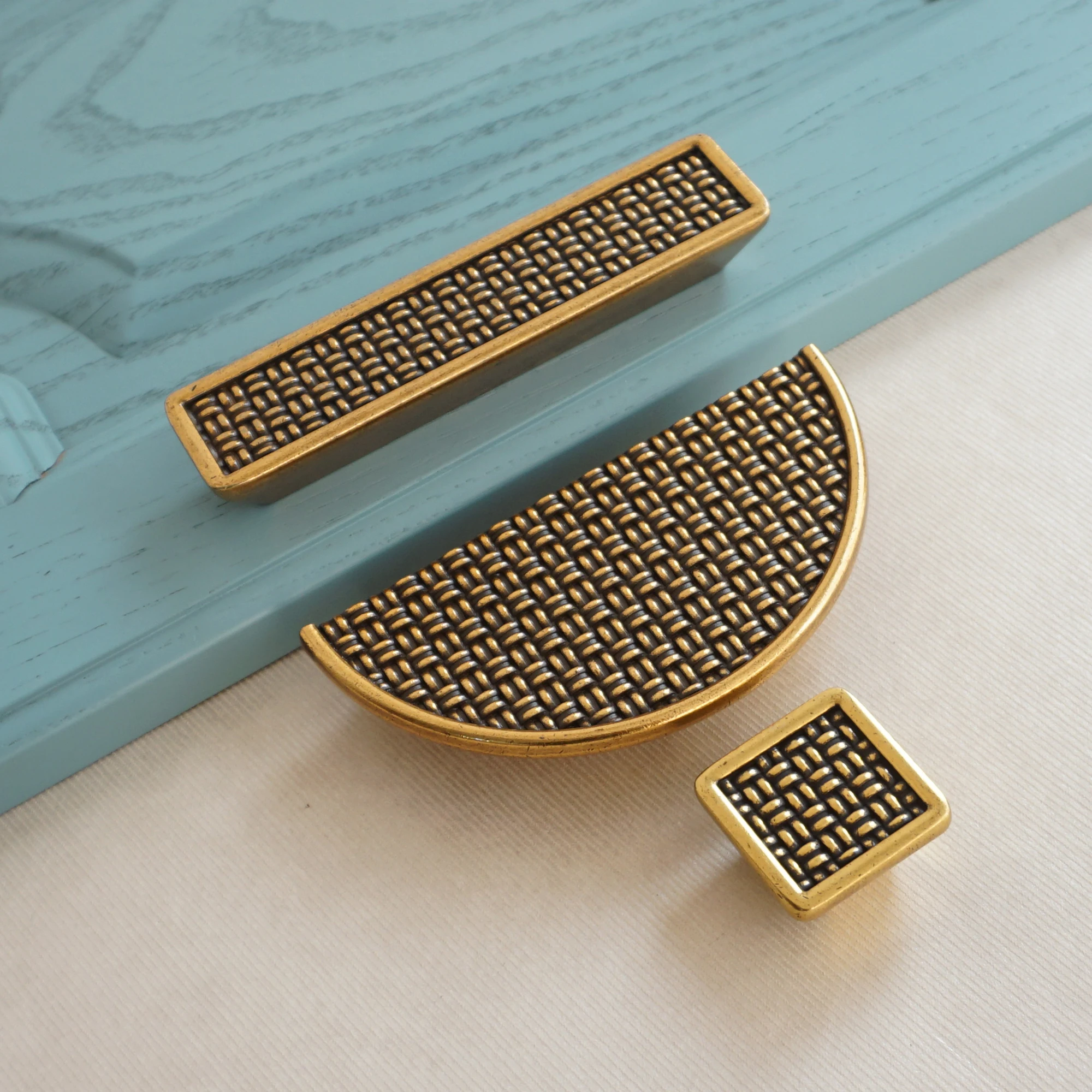 2 5 &quot3 75&quot бронзовое Золотое дверная ручка шкафчик ручки квадратный ящик