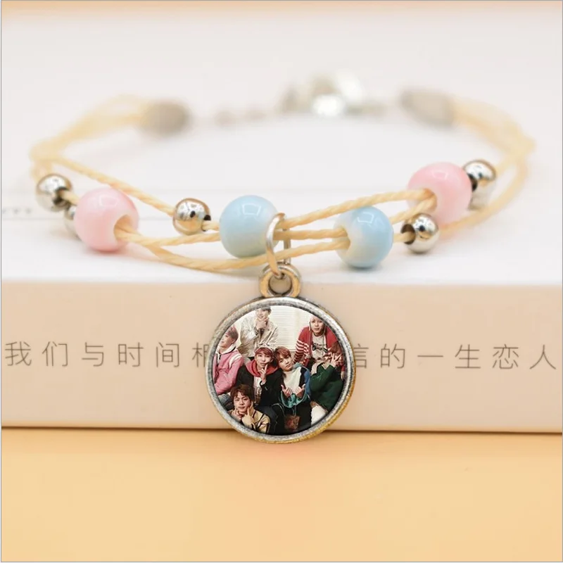 New Products BTS Bulletproof Boys Bracelet DIY Ceramic Bracelets Good Friend Gift