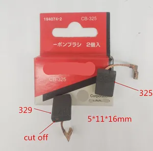 Угольные щетки, сменные для MAKITA CB-325 CB-329 CB-318 9556NB 9556HN 9558HN 9557NB 9557HN 9556HNG 9553HN 9555HN 9553NB 9555