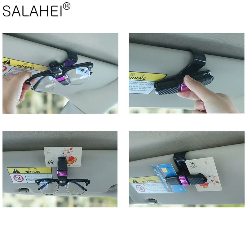 Автомобильный солнцезащитный козырек автомобильный держатель для очков зажим