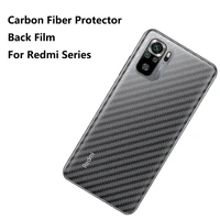 for xiaomi redmi note 10 pro 10s 9 carbon fiber screen protector for redmi 9s 9t 8 8t 8pro mi poco x3 nfc f2 back film