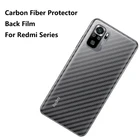 Защита экрана из углеродного волокна для Xiaomi Redmi Note 10 Pro 10S 9, Защитная пленка для Redmi 9S, 9T, 8, 8T, 8Pro Mi Poco X3, NFC, F2, задняя пленка