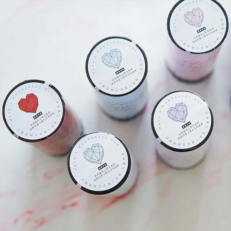 1 шт. Круглый вечерние конфетти Poppers для свадьбы с днем рождения цветок мини пол