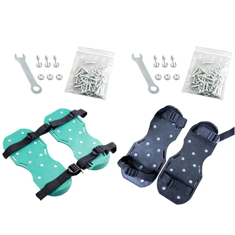 

Garden Lawn Care Heavy Duty Spiked Aerator Strap On Sandal Shoes Pair Fits All