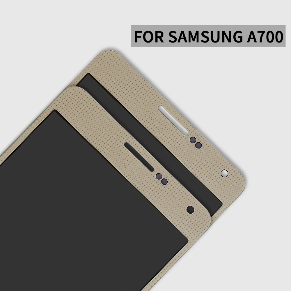 Супер AMOLED ЖК для samsung A700F Galaxy A7 дисплей сенсорный экран дигитайзер A700F A700M для samsung A7 фронтальная A700