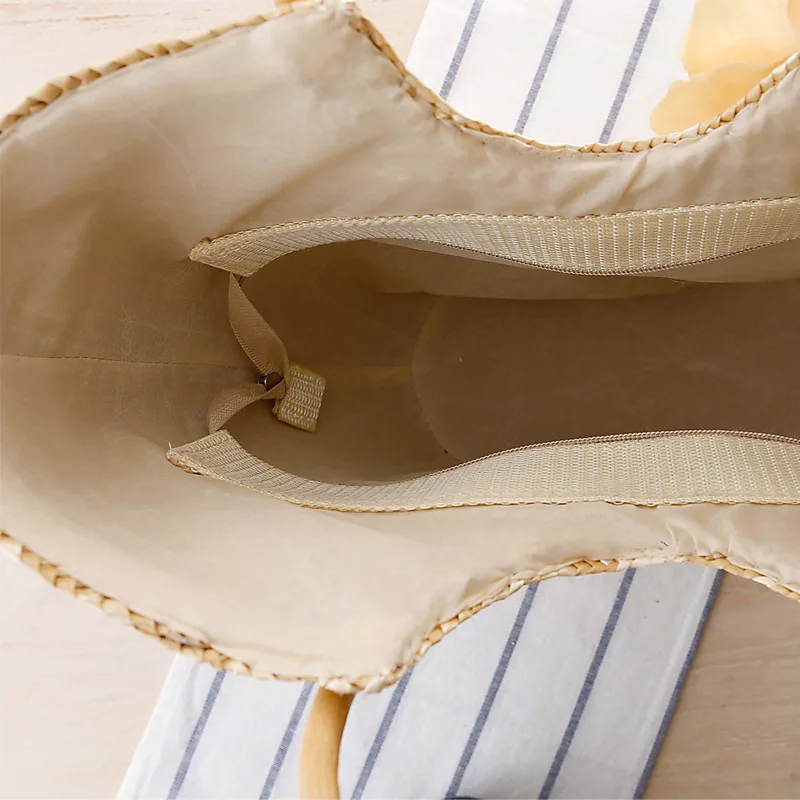

Cute Summer Woven Bags For Women Straw Beach Bag Handbag Bolso De Paja Redondo Torebka Na Lato Sac de Plage Paille Bolsa Madeira