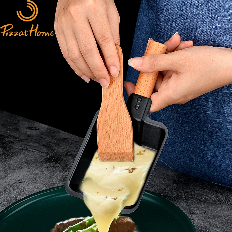 

PizzAtHome Portable Cheese Mini Oven Stainless Steel Non-Stick Cheeses Tray Butter Cheese Baking Pan Raclette Grill Plate