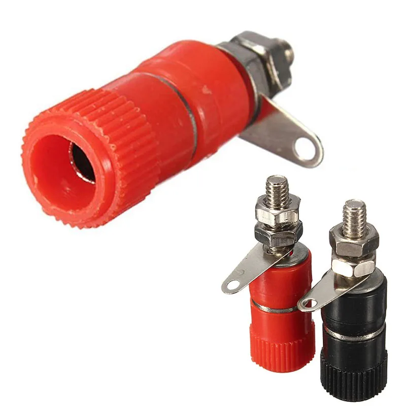 4mm Banana Plug Jack Binding Post Female TERMINAL Socket Connector Adapter | Обустройство дома