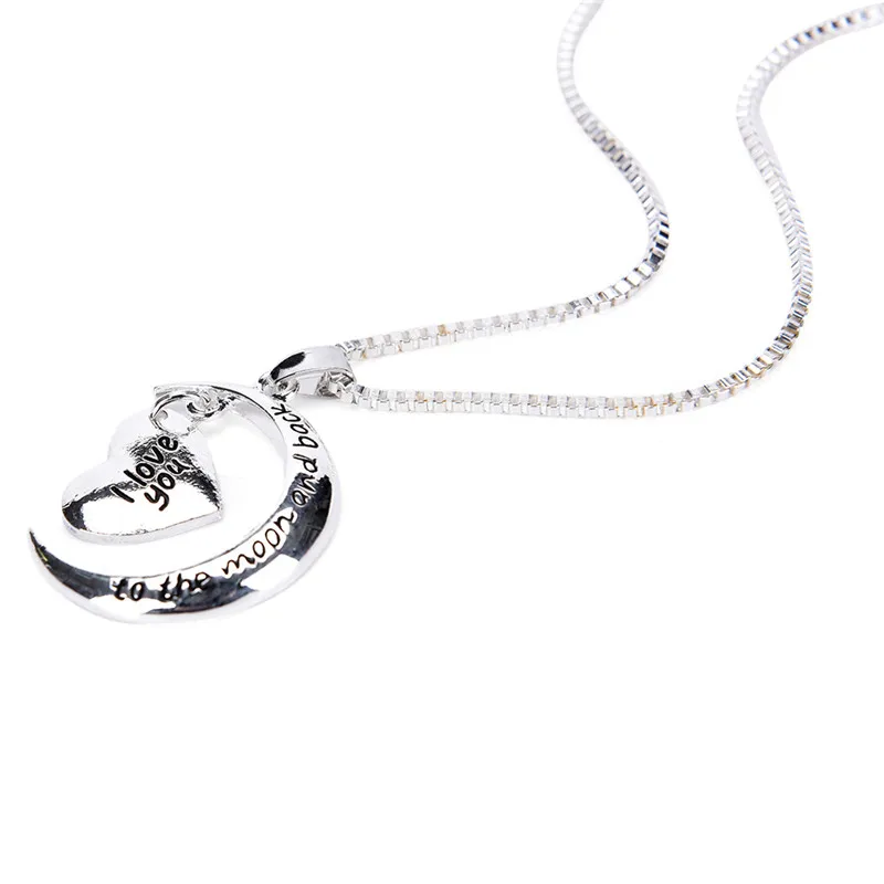 Макси ожерелье для женщин модное роскошное Ретро лунное сердце форма женское с