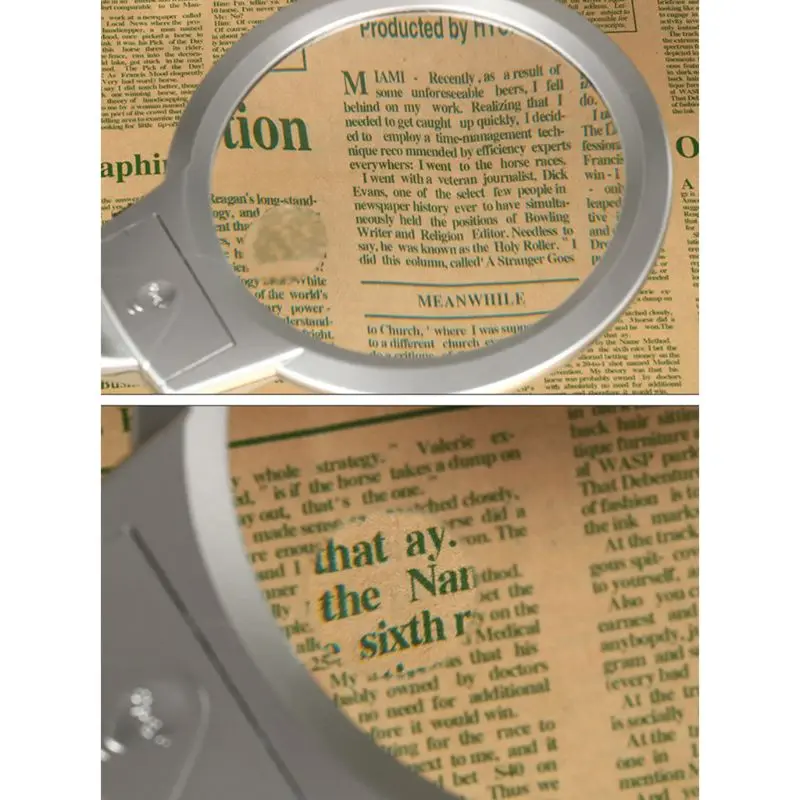 

5X Magnifying Glass Multi-functional Desk Flexible Magnifier with Reading Light