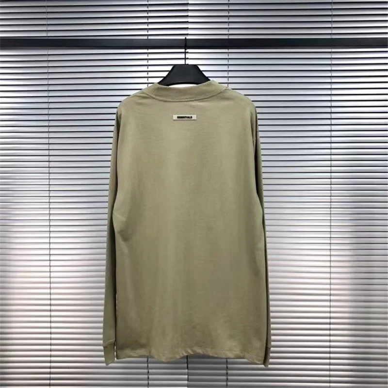 

Long sleeve Reflective Essentials FOG T Shirt Men Women Top Quality Essentials T-shirt Top Tee harajuku tshirt