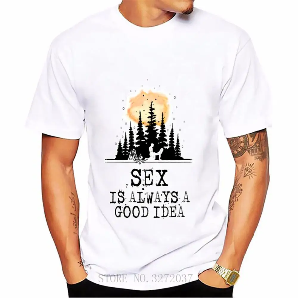 Лес mtb секс это всегда хорошая идея модные Цвет диверсифицированной футболки для
