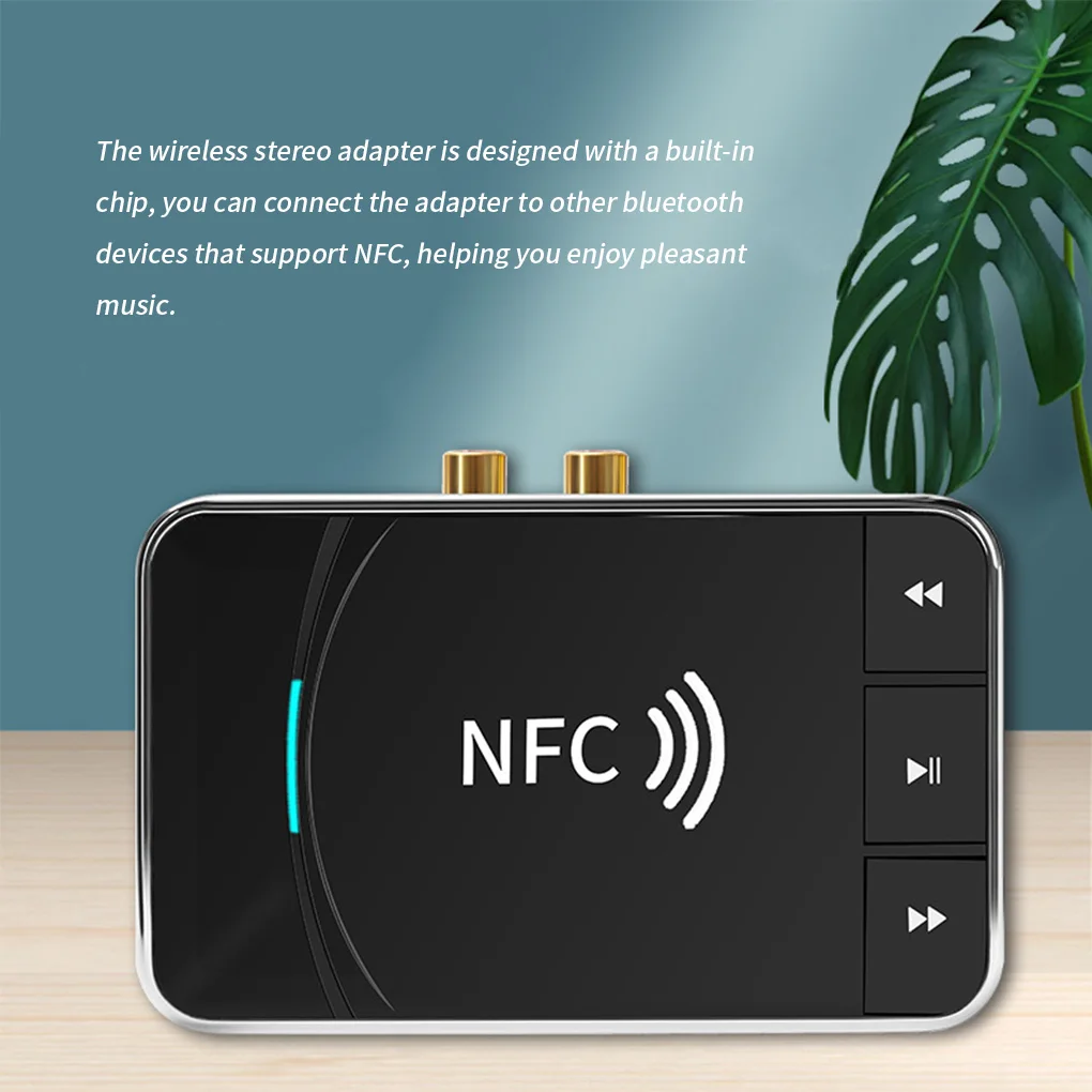 NFC 5.0 Bluetooth Receiver A2DP AUX 3.5mm RCA Jack USB Smart Playback Stereo Audio Wireless Adapter For Car Kit Speaker | Электроника