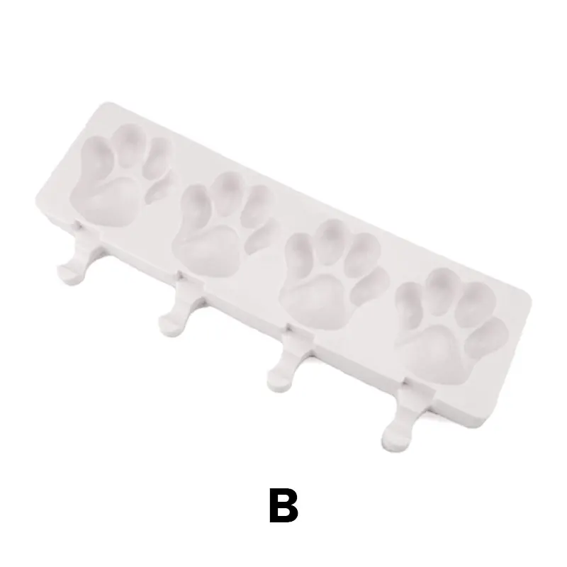 Форма для мороженого 4 ячейки форма поднос кухни удобный практичный экологичный