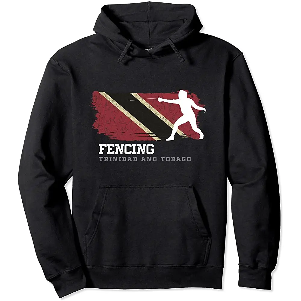 

Trinidad & Tobago Fencing Fencer Epee Sword Fencing Pullover Hoodie
