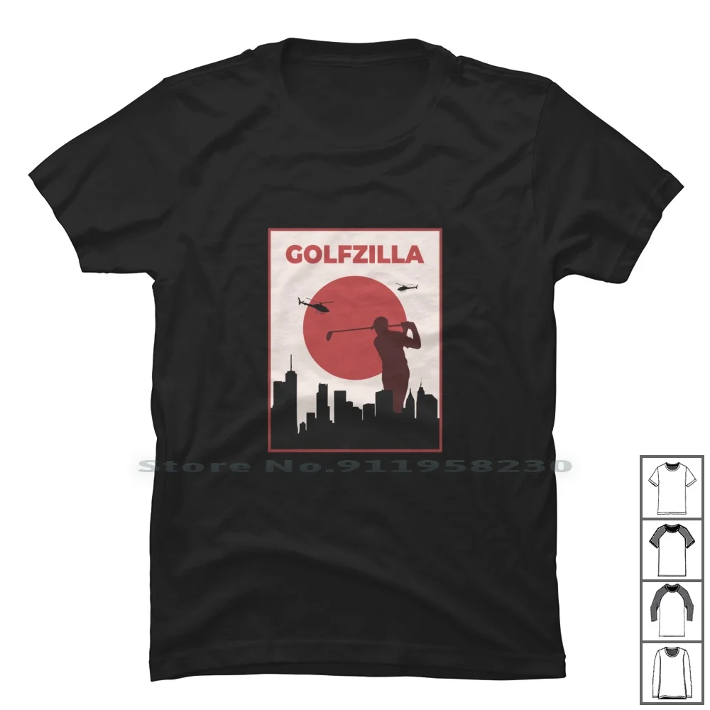 Забавная футболка для гольфа монстр 100% хлопок Забавный St Ny Go