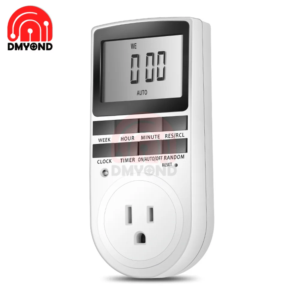 Розетка с таймером большой экран программируемый планшетофон переключатель ЕС