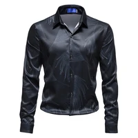 fashion mens long sleeved shirts slim casual outdoor party shirts business office shirts