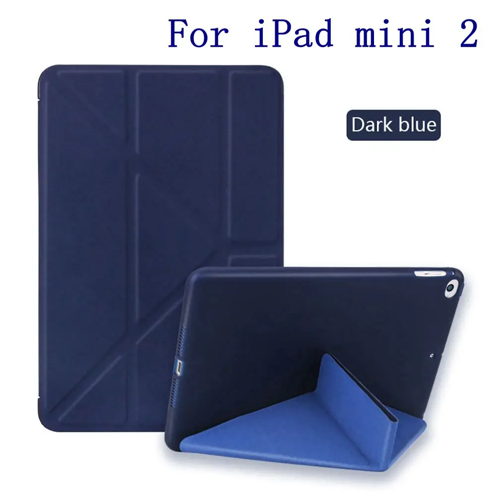 For iPad mini 2 Чехол Floveme для i Pad Air 2 Шелковый чехол для i Pad Mini 2 4 5 складной тонкий полный защитный чехол для i Pad Pro 9,7 12,9 - Цвет: For iPad mini 2