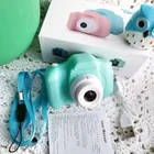 Электронная цифровая камера с кроличьими ушками для детей, подарки на день рождения, мини-проектор, видеокамера, образовательные игрушки