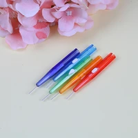 10pcslot floss sticks tooth flossing head hygiene dental plastic 5 5cm toothpick interdental brush cleaning oral health new