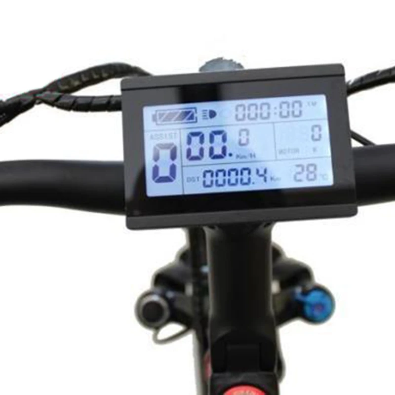 Электрические части 24V 36V 48V Интеллектуальный KT LCD3 Электрический велосипед E