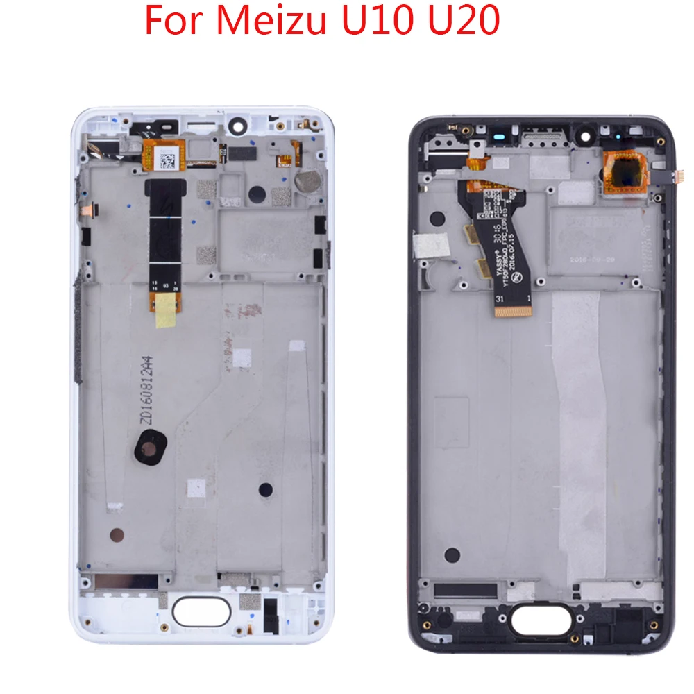 Original 5.5" LCD For Meizu U10 U20 Display Touch Screen with Frame Digitizer Assembly MEIZU Replacement | Мобильные телефоны и