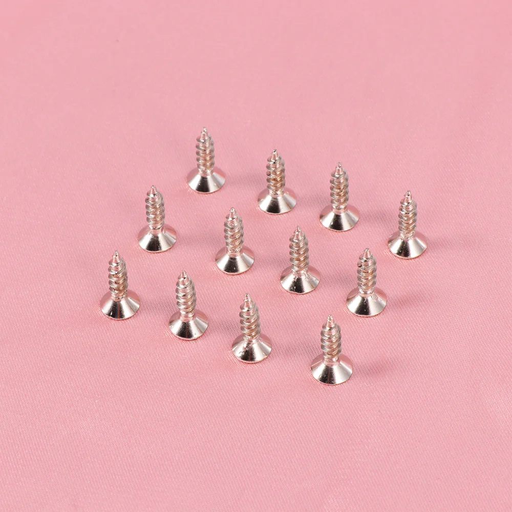 

50pcs Glass Mirror Fixing Clips Small Closet Bookshelf Embedded Glass Mirror Fixing Clips With Screw for Home (Transparent)