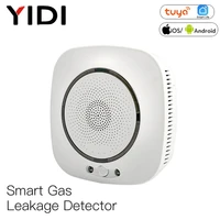 wifi smart gas leakage fire security detector gas combustible alarm sensor smart life tuya app control home security system