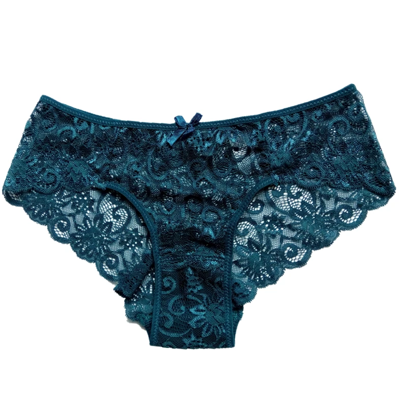Со средней талией женские трусики полный кружевное воздушное страстное нижнее
