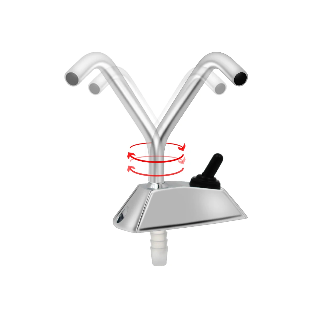 RV Морская кухонная раковина 12V Смеситель-кран слива одной дырки Вода Электрический кемпер Караван Полный поворот на 360 градусов Краны.