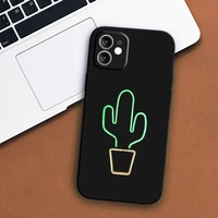 color line cactus phone case for iphone 11 12 mini pro max huawei p50 40 mate 30 20 xiaomi 10 11 redmi note 8 9 pro back cover
