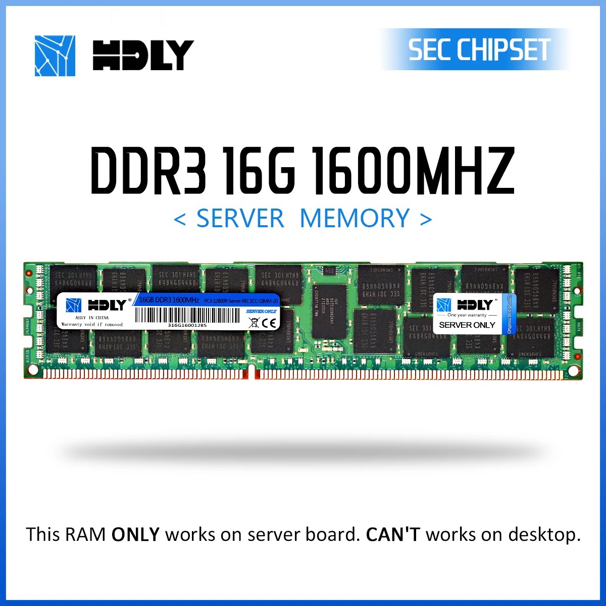 Серверная оперативная память HDLY DDR3 4 ГБ 8 16 32 1333 МГц 1600 1866 REG ECC 2011 1366 pin ЦП x58 x79