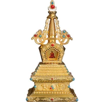 china tibet exquisite pagoda ornaments inlaid gemstone bodhita stupa home furnishing articles