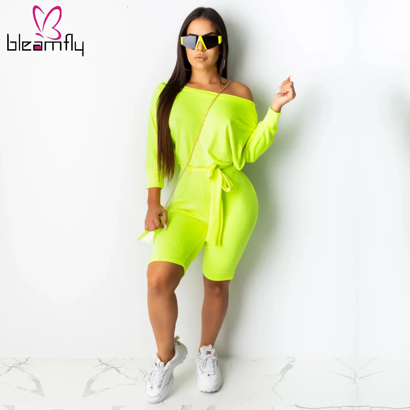 Осень Для женщин с открытыми плечами длинным рукавом поясом облегающее платье по