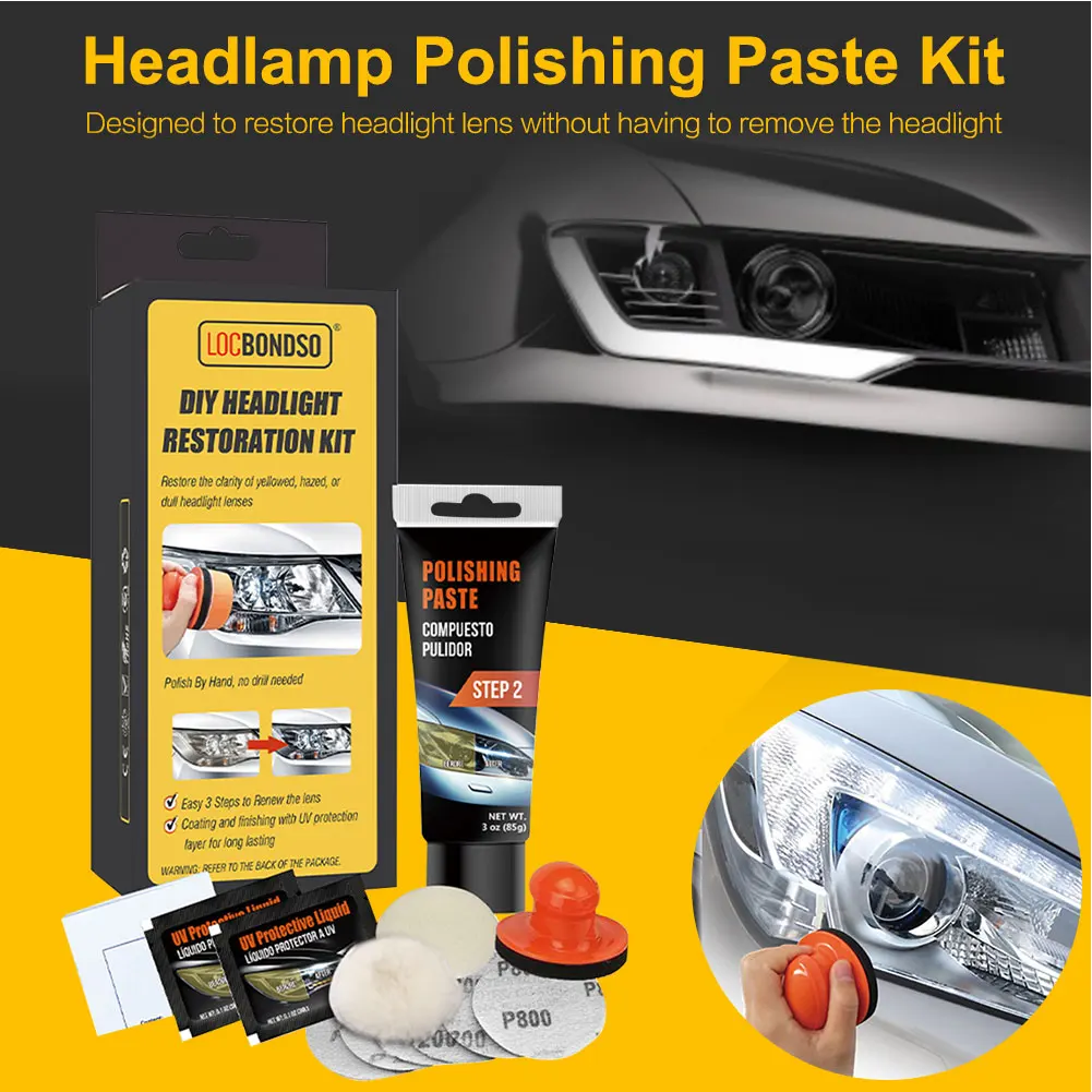 Автомобильный головной светильник восстановление Системы ремонтный набор