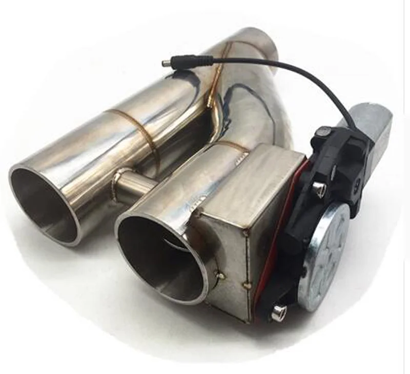 Глушитель выхлопной трубы с двойным клапаном из нержавеющей стали 2 5
