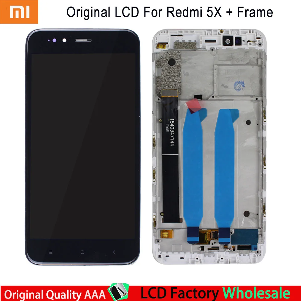 Оригинальный AAA ЖК дисплей + рамка для XiaoMi Mi A1 экран 5X/A1 сборка (поддержка 10 касаний