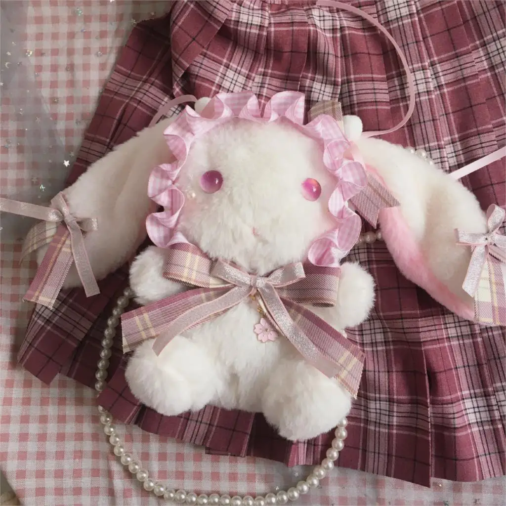 

Origional JK Rabbit Bag Soft Sister Over-the-Shoulder Bag Bag Lolita Element Doll Pupil Change Backpack