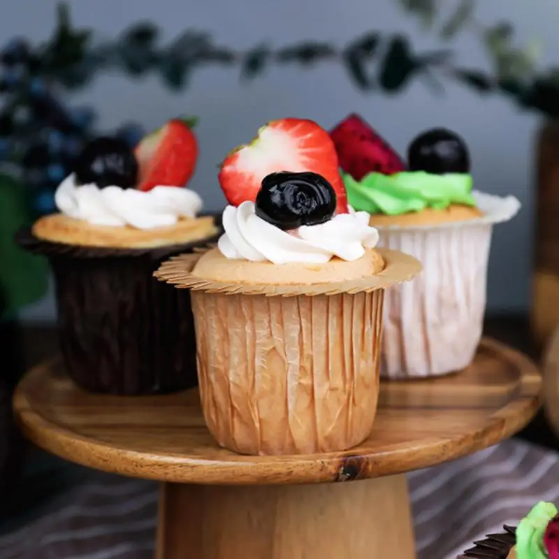 30 шт./компл. стойкость к смазочным веществам papertop шляпа кекс манжетами muffin Кухня