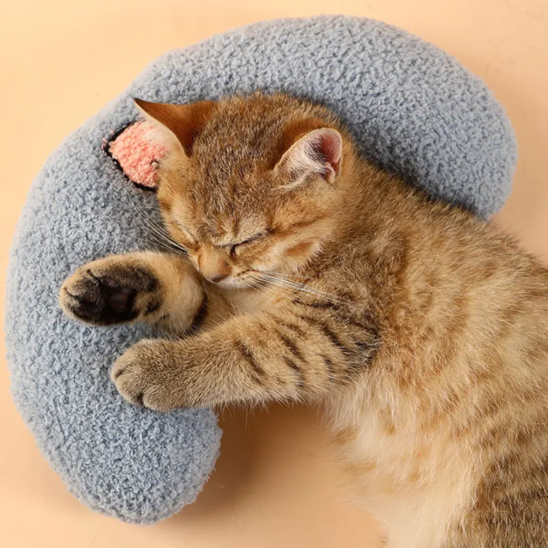 

Cute Thick Pet Cat Pillows Full Breathable Cloud Velvet Pillows Puppy Pillows Pet Supplies Colorful Comfortable Pet Cat Pillow