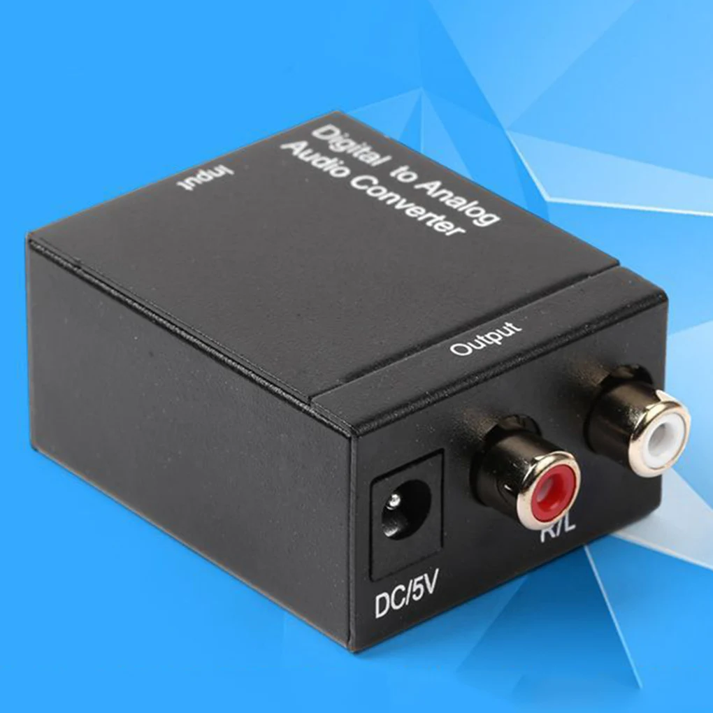 Оптический коаксиальный Toslink цифро-аналоговый аудио конвертер адаптер RCA L/R 3 5 мм