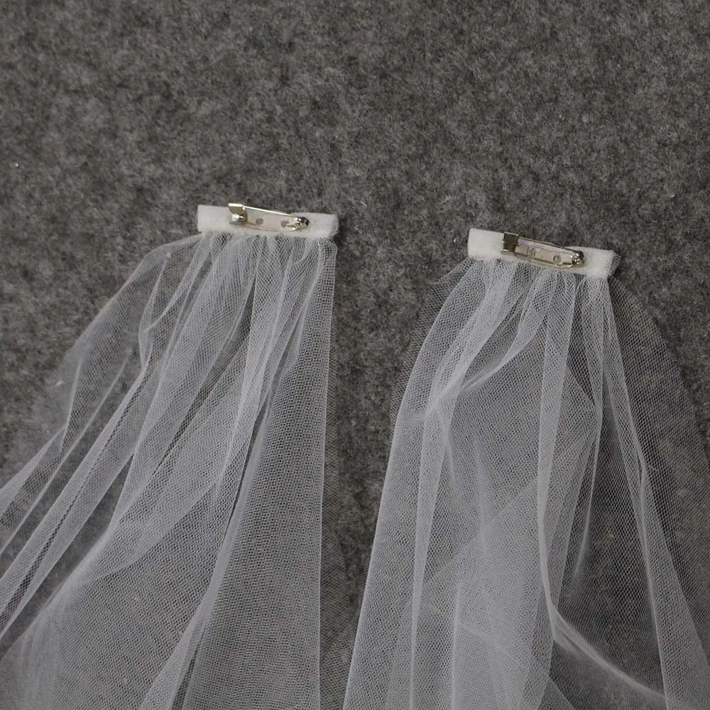 Реальные фотографии длинная кружевная Свадебная накидка высокого качества 3 5